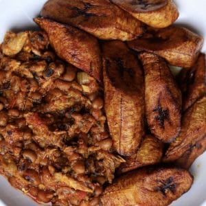 Golden Plantain & Red Beans ( Red red)