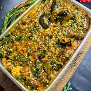 Okra – Seafood ( for 3 people soup)