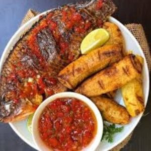 Fresh Fish With Side