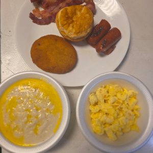 Scrambled Eggs Breakfast Combo