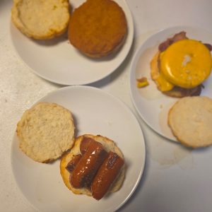 Sausage Biscuit Sandwich