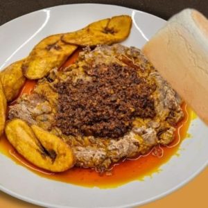 Ewa Agoyin & Agege bread or Plantain
