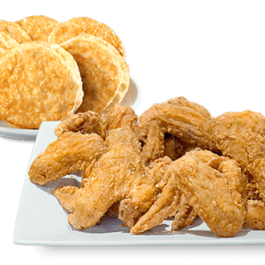 12 Wings & 6 Biscuits